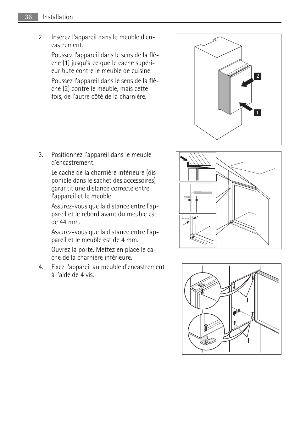 AEG AGS58200F0 User Manual | Page 36 / 84