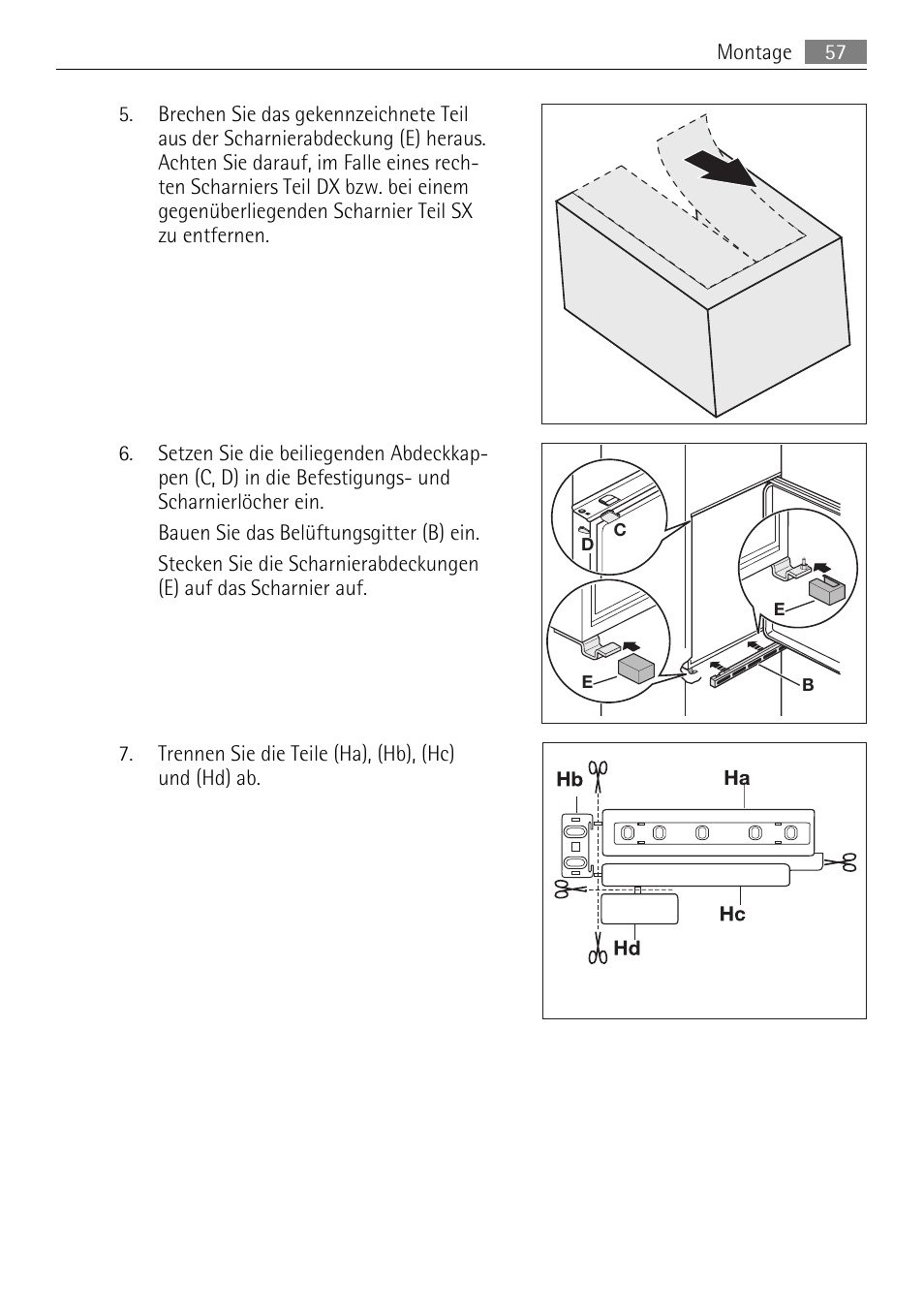 AEG AGS58200F0 User Manual | Page 57 / 84
