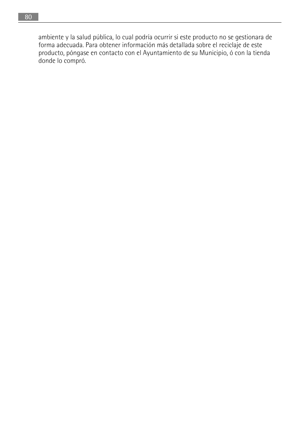 AEG AGS58200F0 User Manual | Page 80 / 84