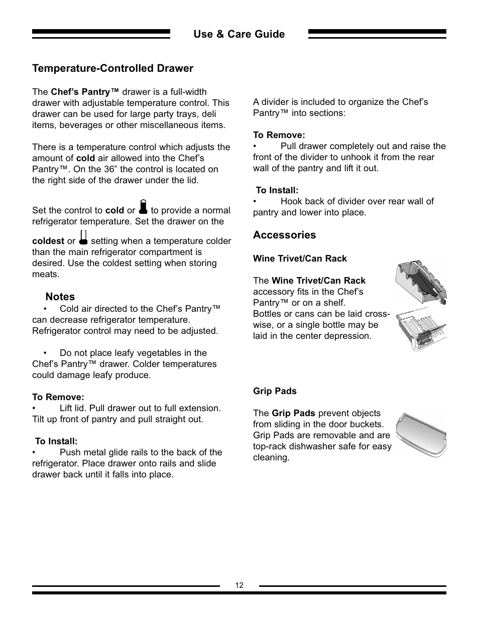 Aga Ranges AFHR-36 User Manual | Page 12 / 30