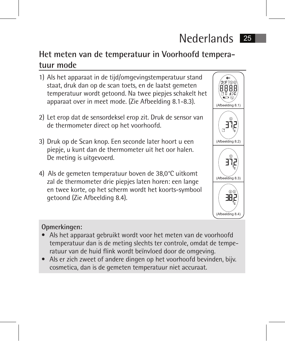 Nederlands | AEG FT 4925 User Manual | Page 25 / 138