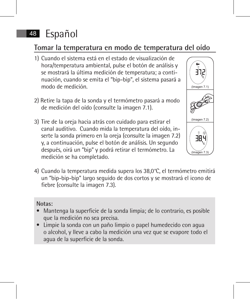 Español | AEG FT 4925 User Manual | Page 48 / 138