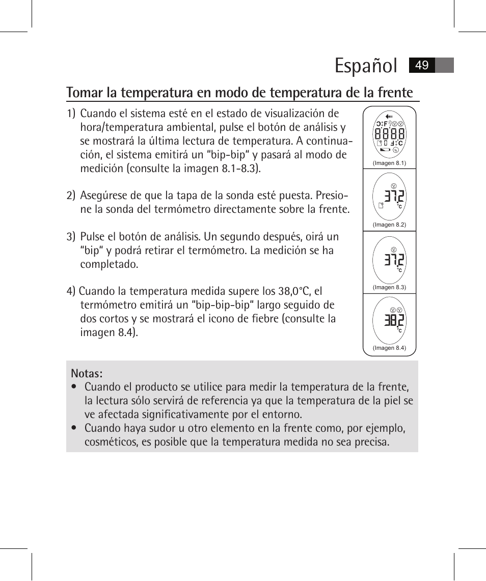 Español | AEG FT 4925 User Manual | Page 49 / 138