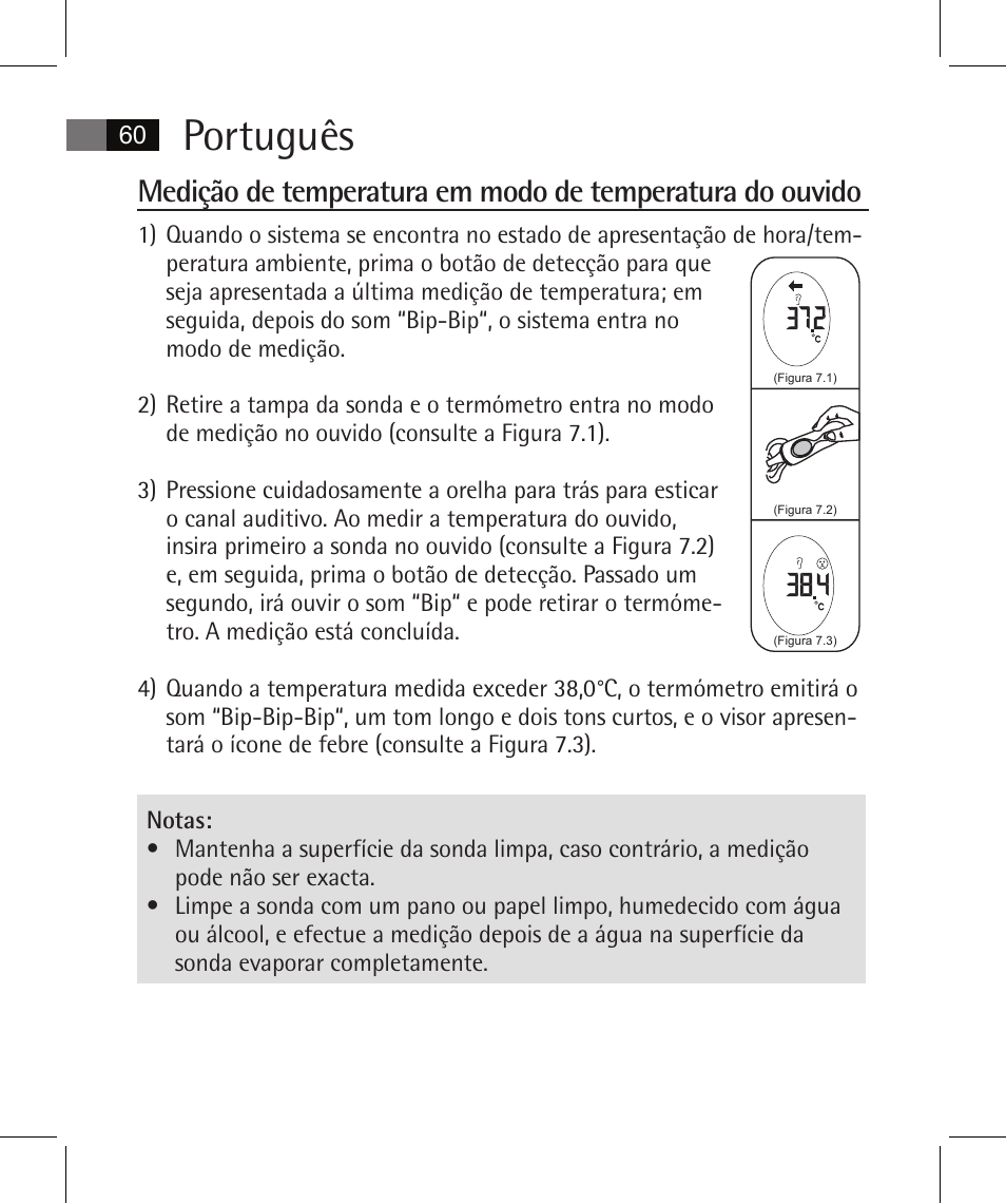 Português | AEG FT 4925 User Manual | Page 60 / 138