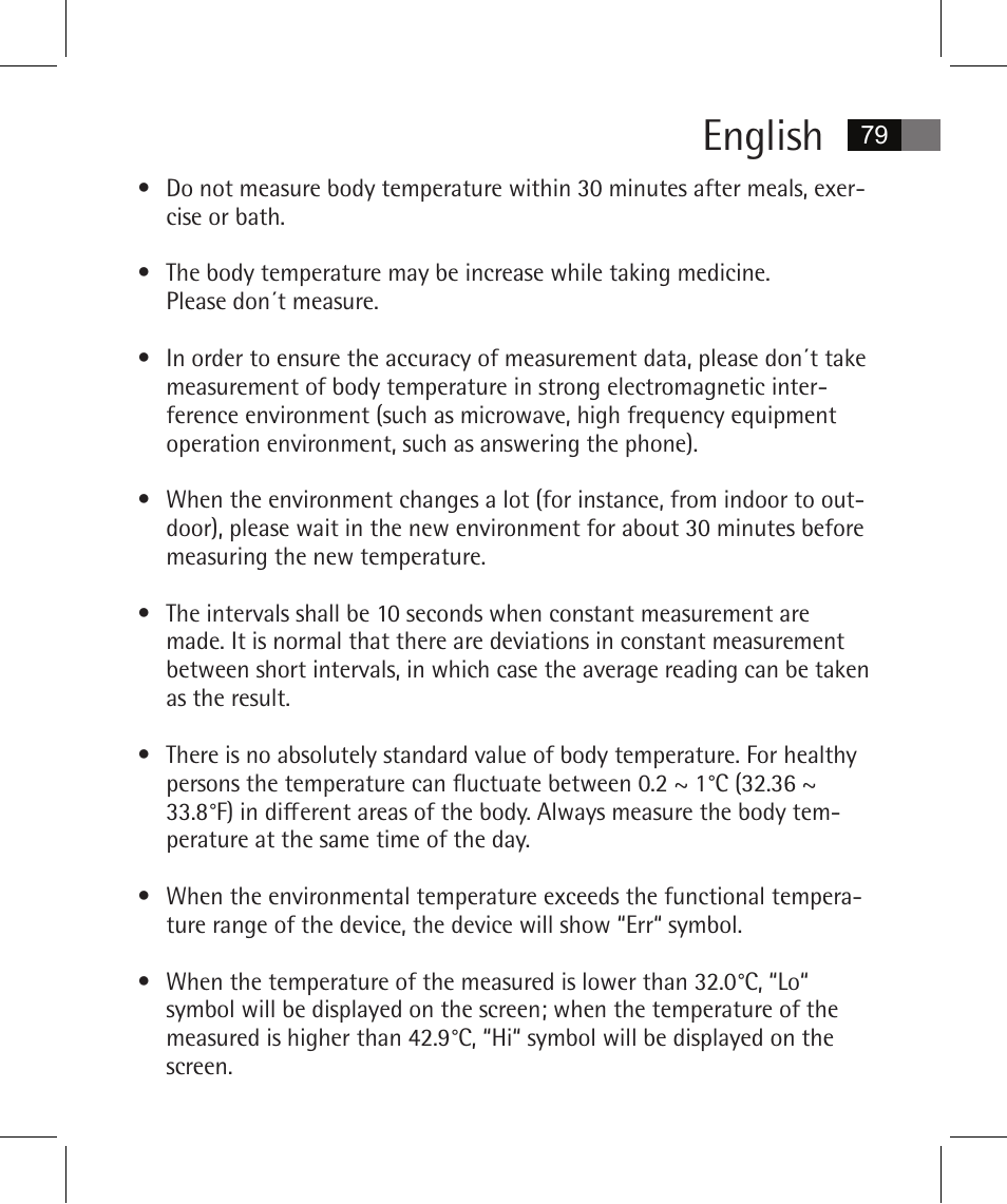 English | AEG FT 4925 User Manual | Page 79 / 138