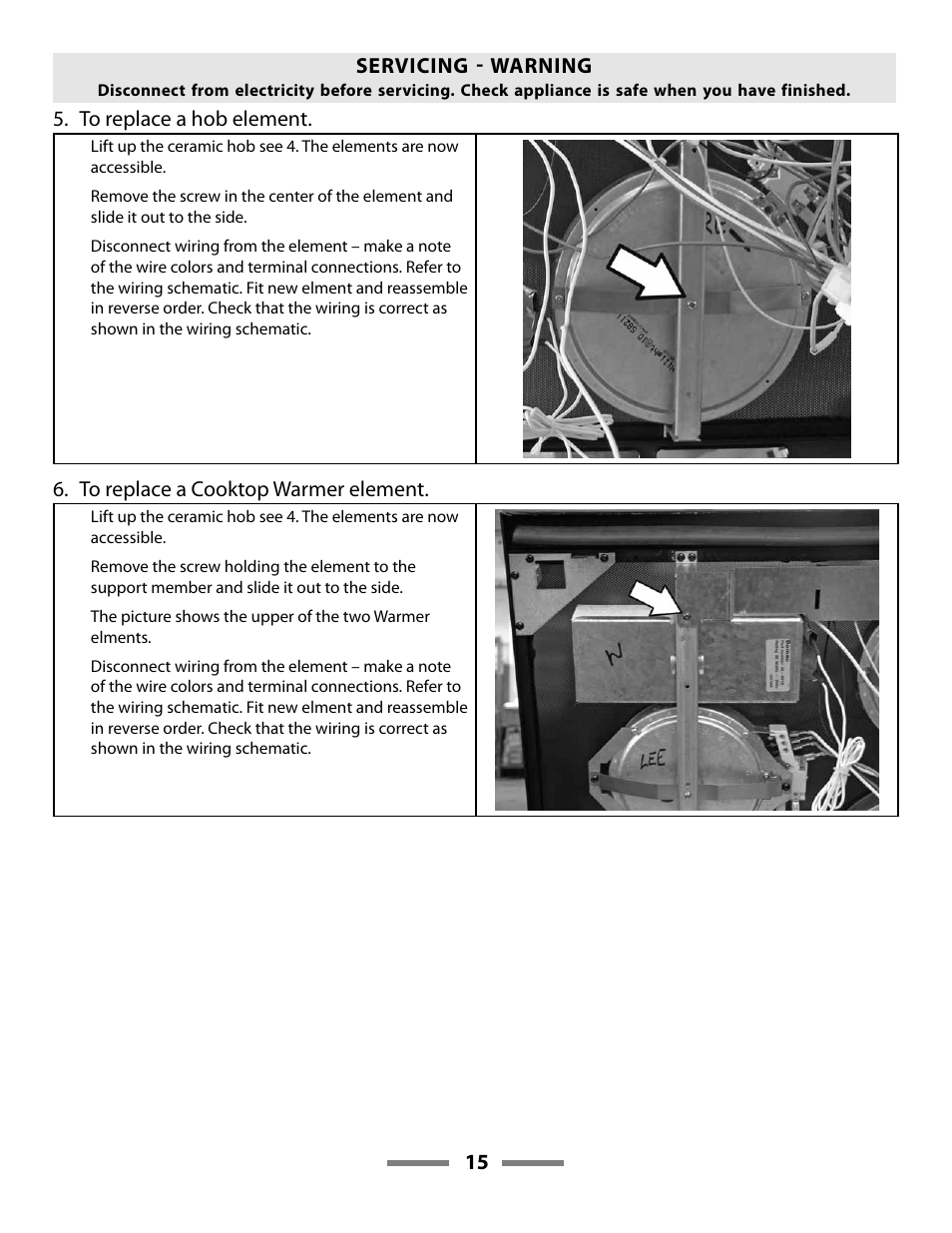 Aga Ranges LEGACY F107411-01 User Manual | Page 15 / 32