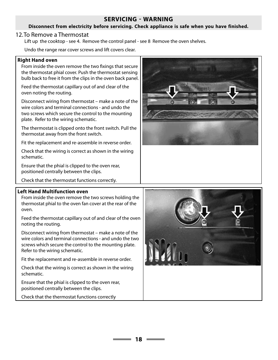Aga Ranges LEGACY F107411-01 User Manual | Page 18 / 32