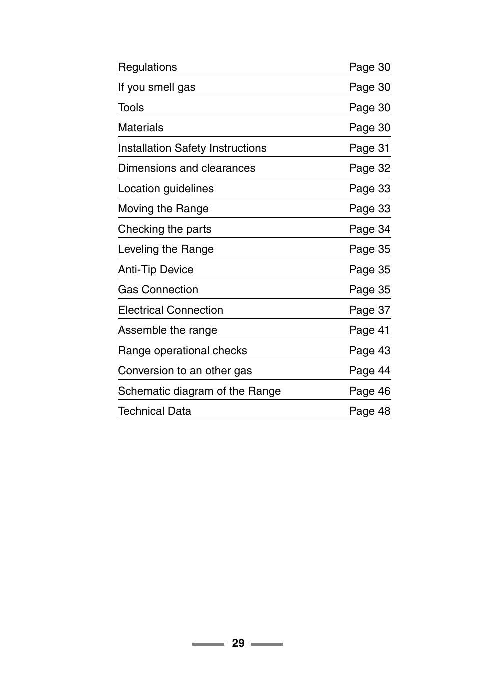 Aga Ranges U104601-01 User Manual | Page 29 / 52