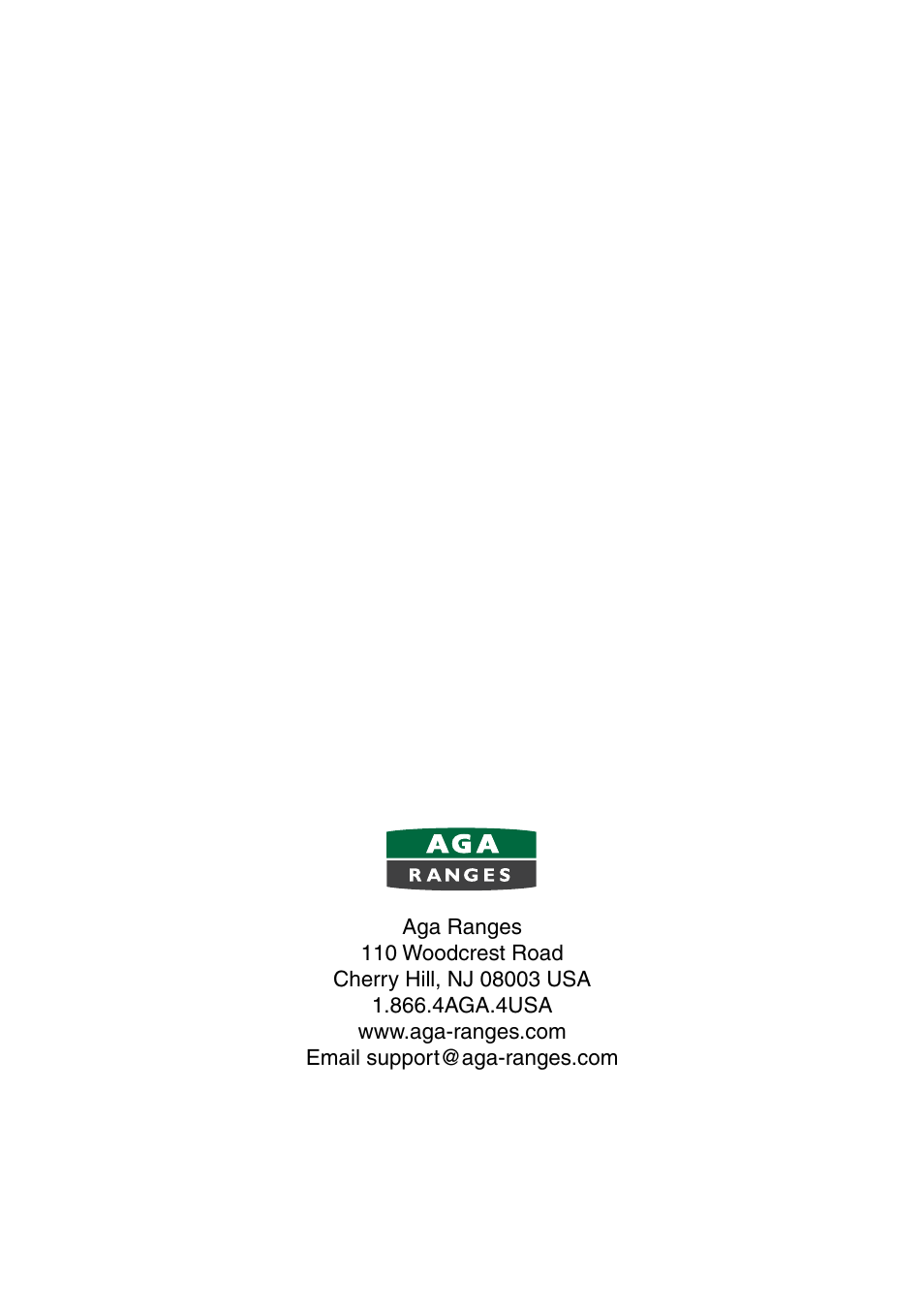 Aga Ranges U104601-01 User Manual | Page 52 / 52