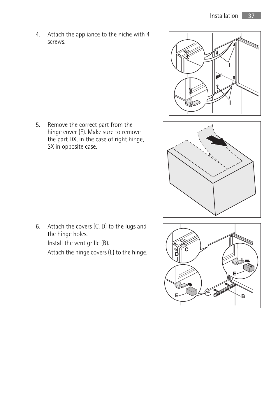 AEG SDS51200S0 User Manual | Page 37 / 84