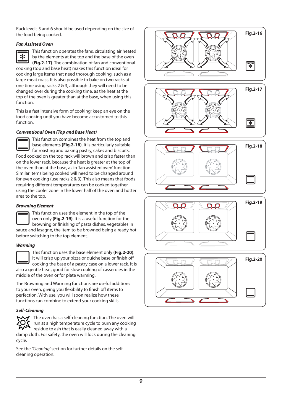 Aga Ranges DUAL FUEL U110054 - 03A User Manual | Page 11 / 48