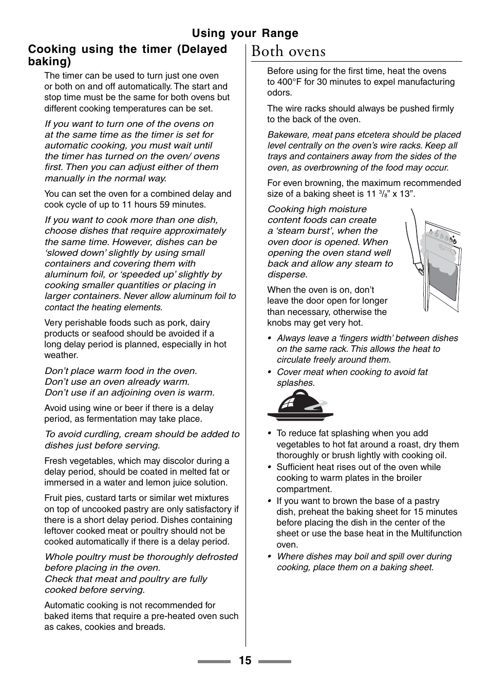 Both ovens | Aga Ranges U104001-03 User Manual | Page 17 / 56