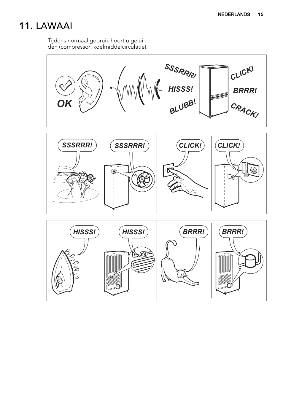 Lawaai | AEG A62700HLW0 User Manual | Page 15 / 64