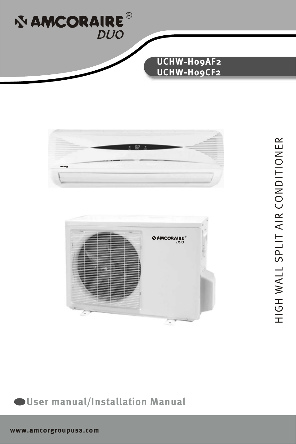 Amcor UCHW-H09AF2 User Manual | 24 pages
