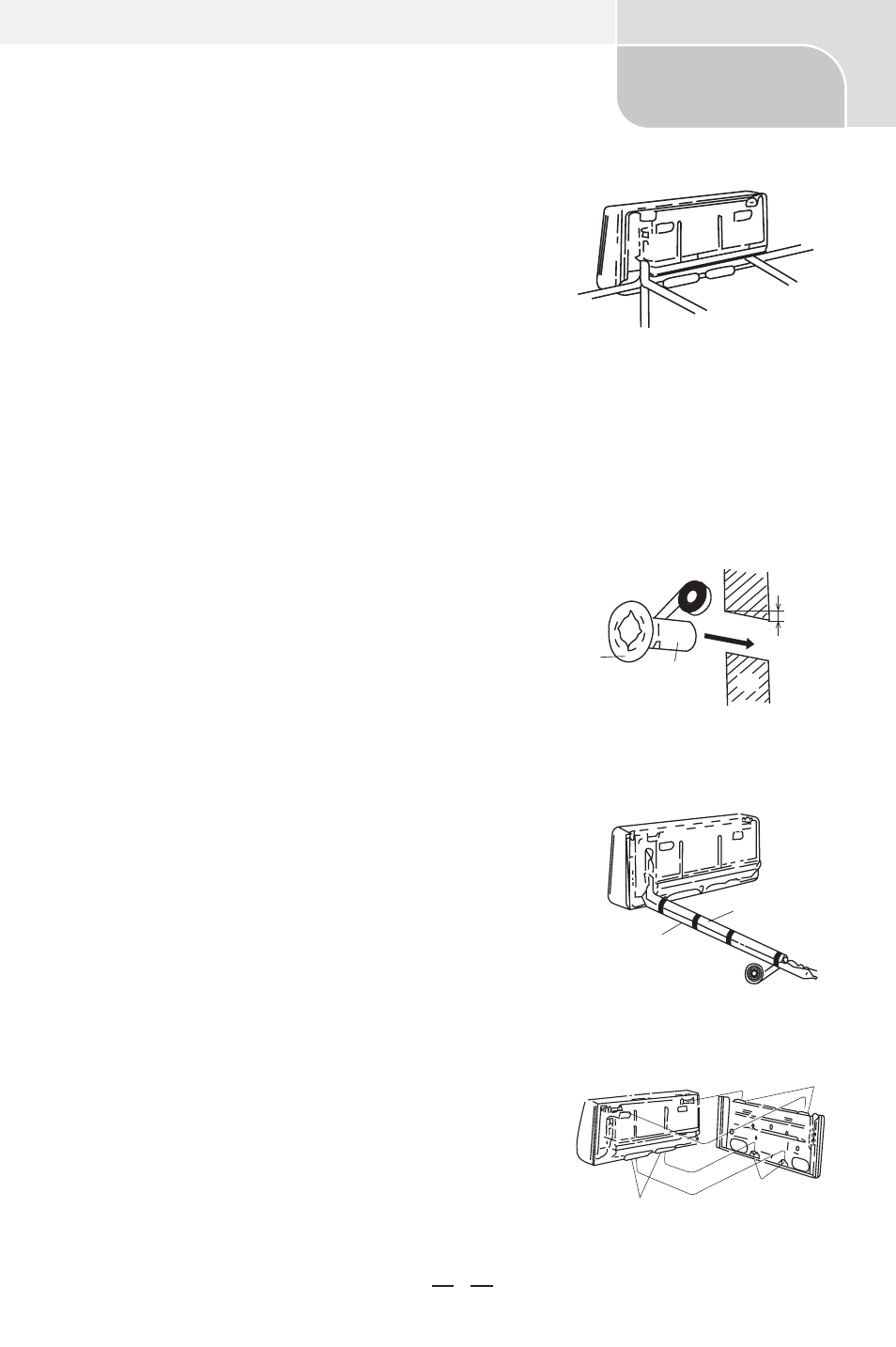 Installation fixture of indoor unit, Installation of w all-m ounting plate, Installation of indoor unit | Amcor UCHW-H09AF2 User Manual | Page 16 / 24