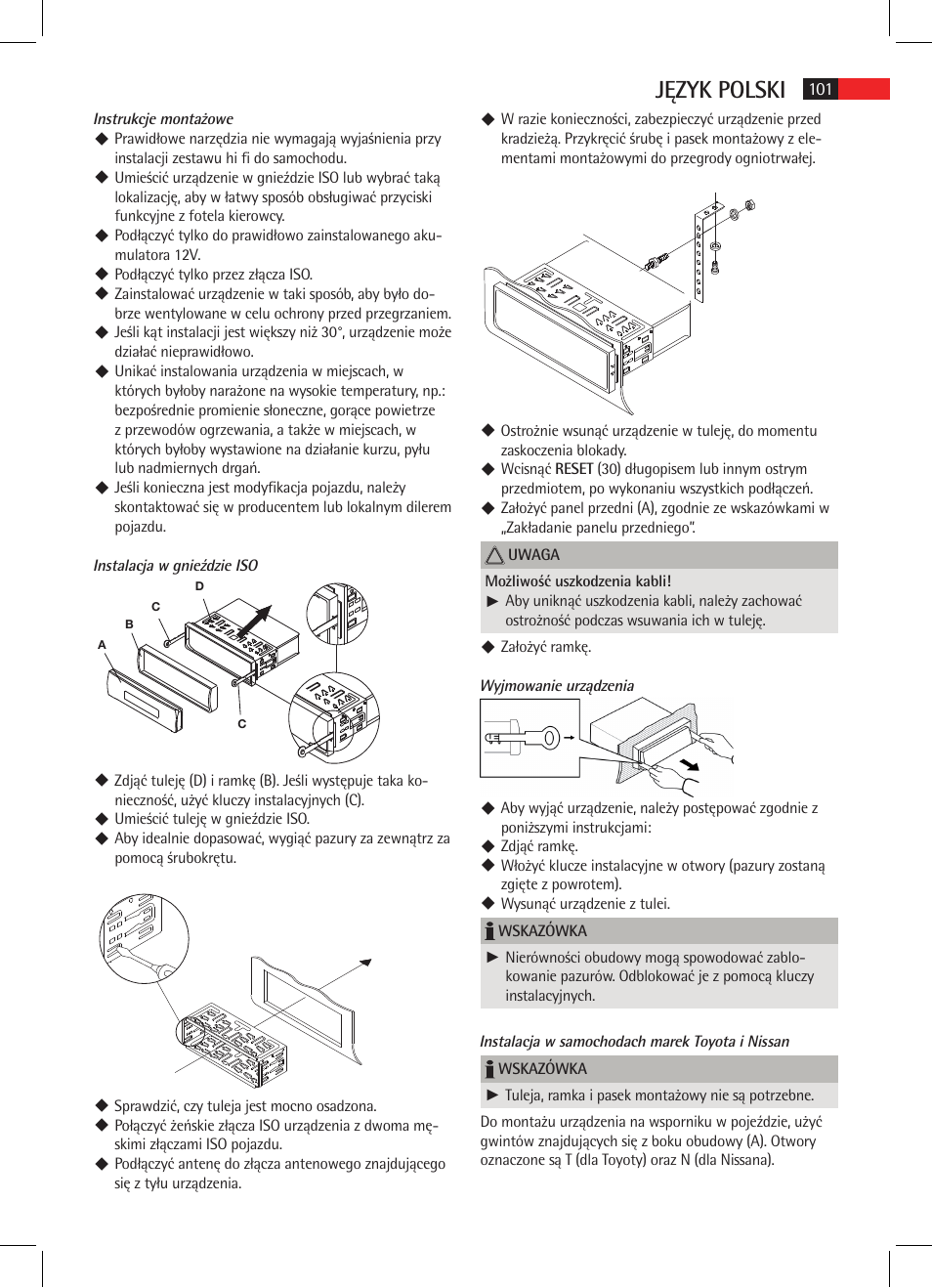 Język polski | AEG AR 4021 BT User Manual | Page 101 / 114