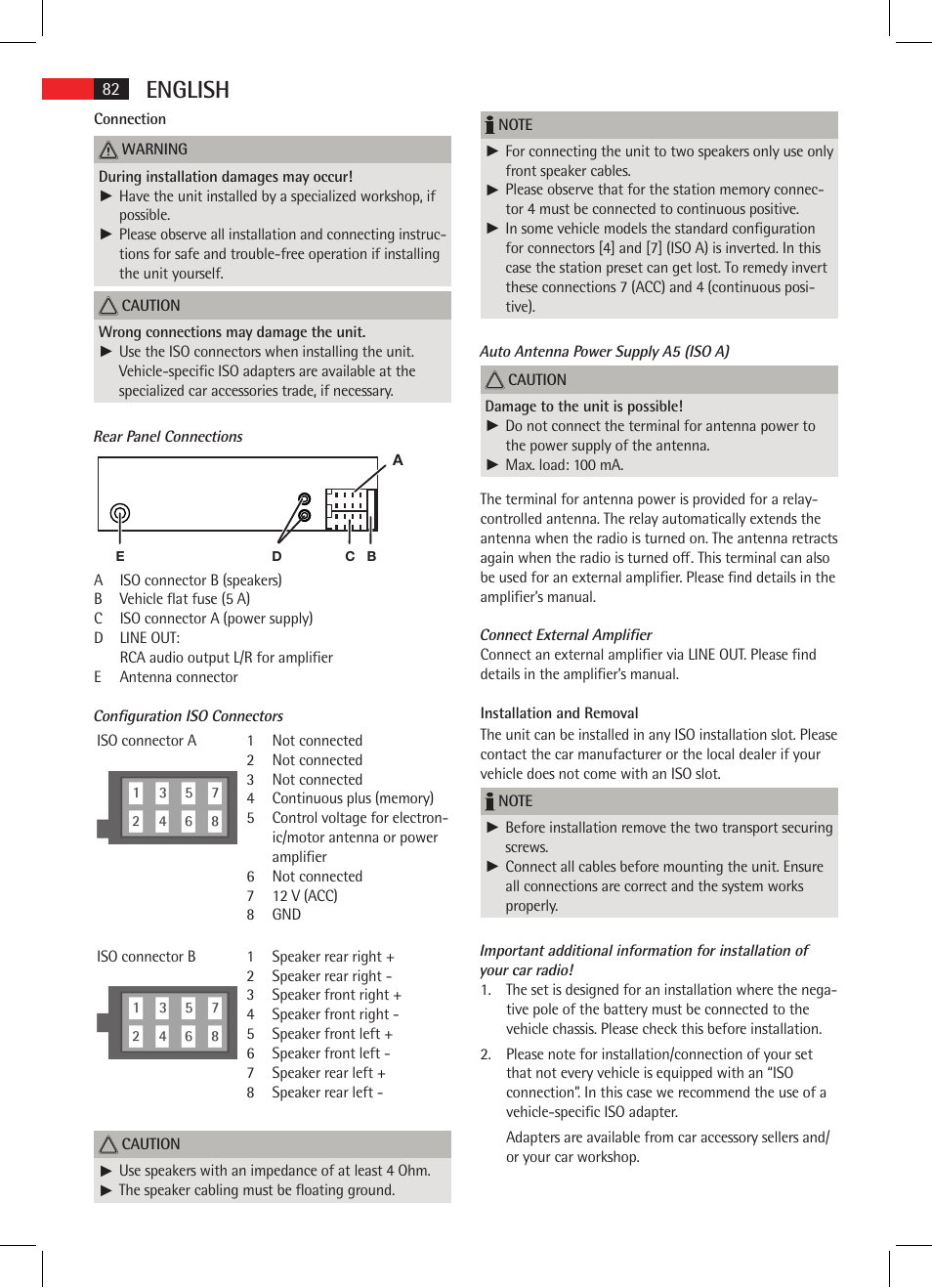 English | AEG AR 4021 BT User Manual | Page 82 / 114