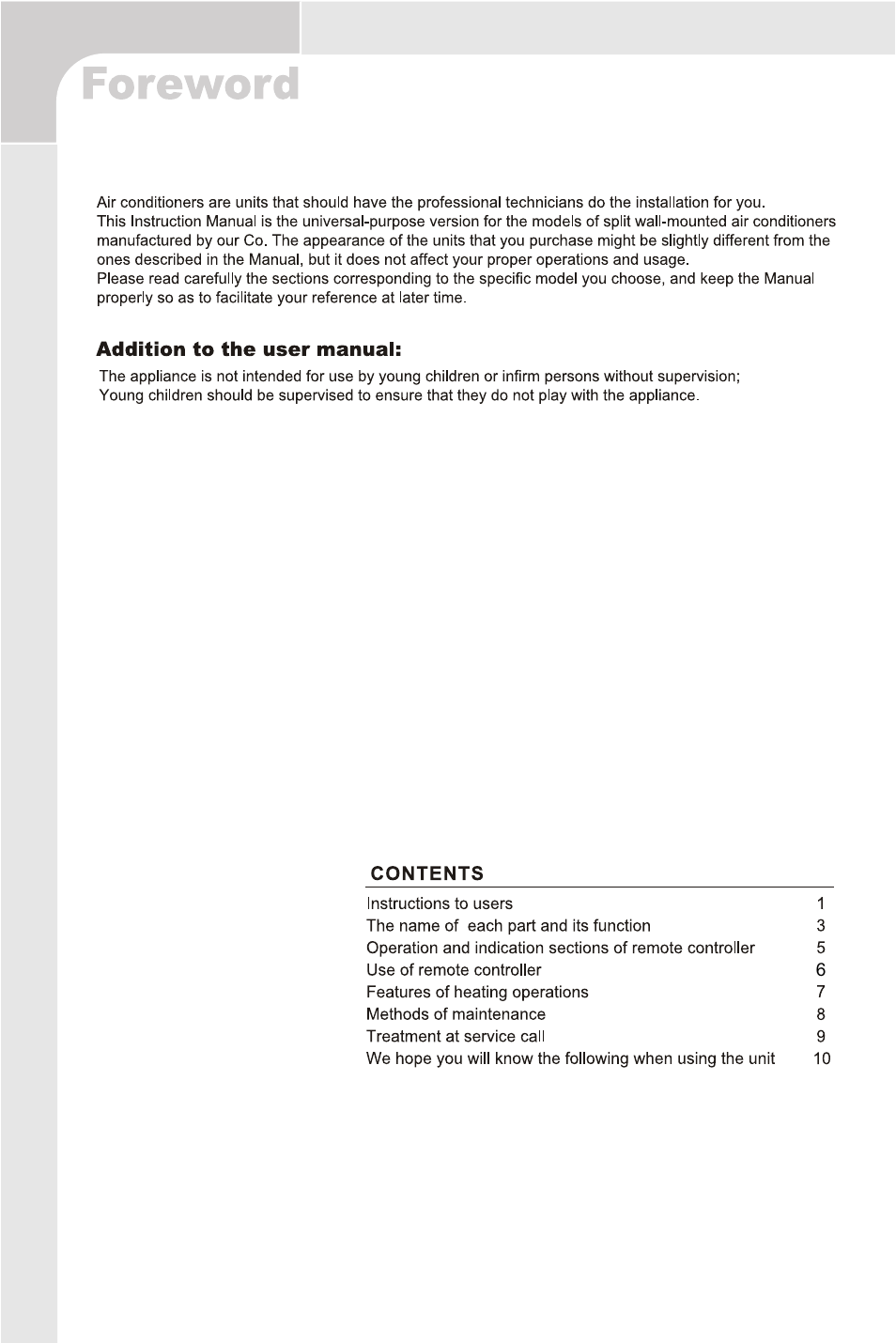 Amcor AWS240HR User Manual | Page 2 / 13