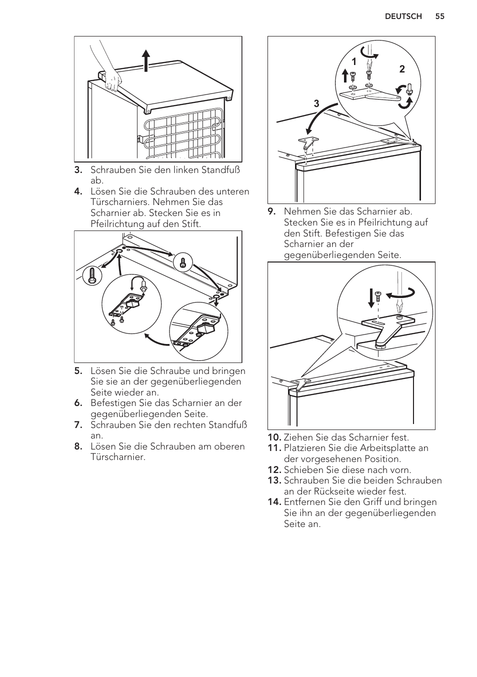 AEG S71449TSW0 User Manual | Page 55 / 60