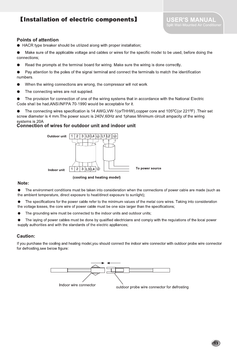 Amcor UCHW-H24AF2 User Manual | Page 15 / 27