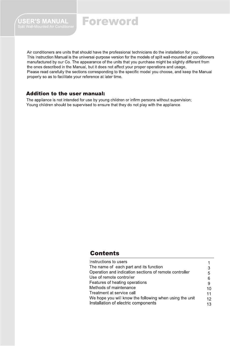 Amcor UCHW-H24AF2 User Manual | Page 2 / 27