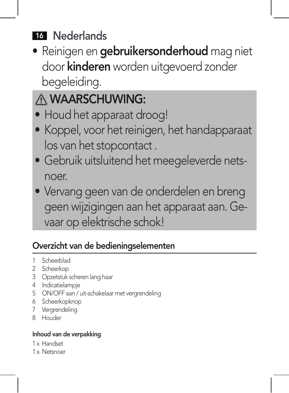AEG HR 5654 User Manual | Page 16 / 82