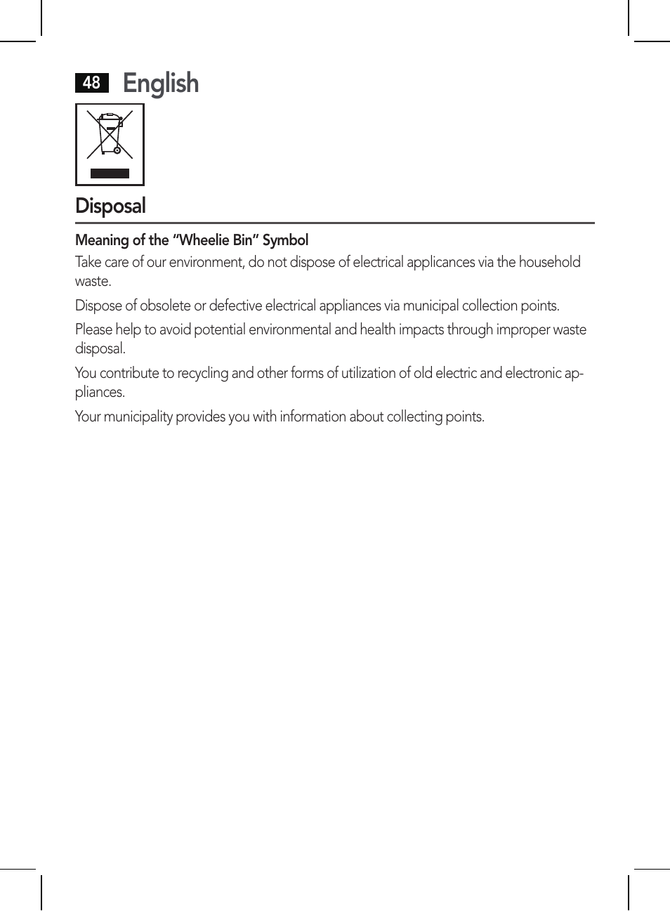 English | AEG HR 5654 User Manual | Page 48 / 82