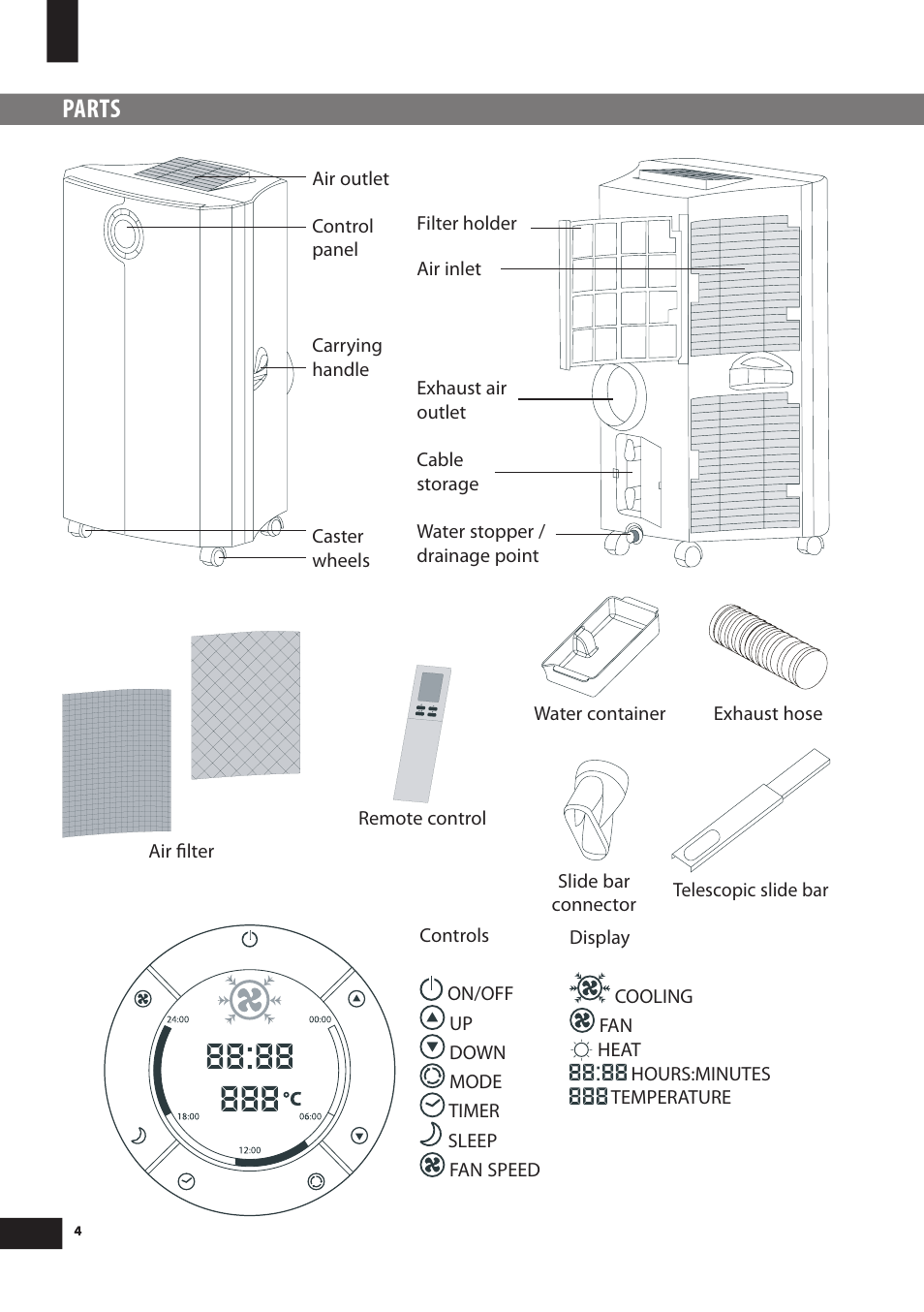 Parts | Amcor 12000E User Manual | Page 4 / 12