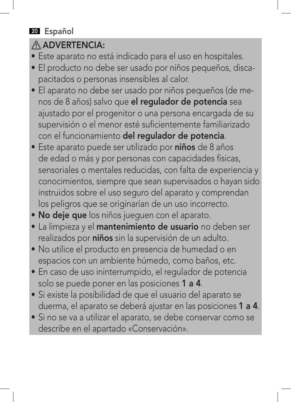 AEG WZD 5648 User Manual | Page 20 / 60