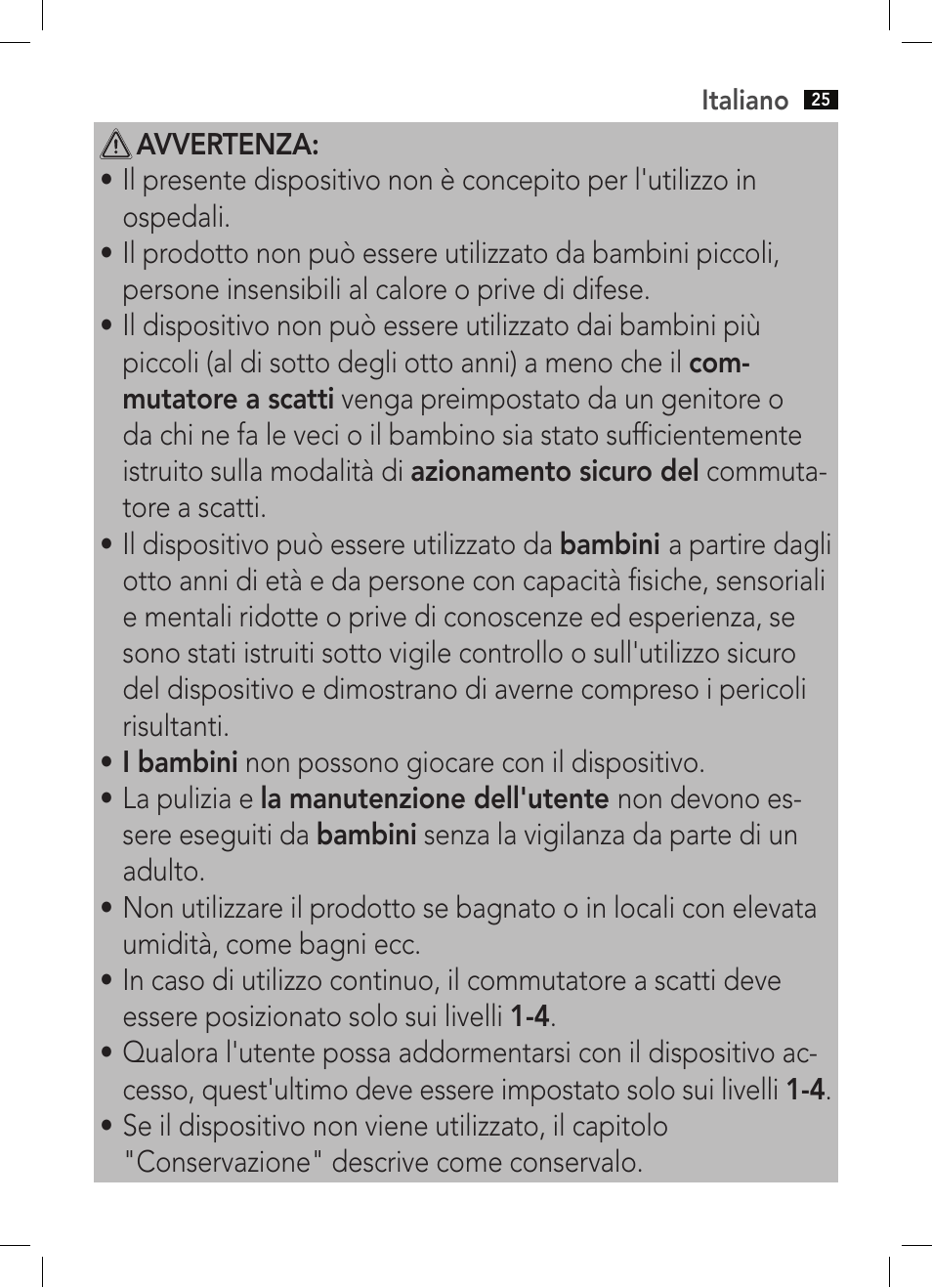 AEG WZD 5648 User Manual | Page 25 / 60