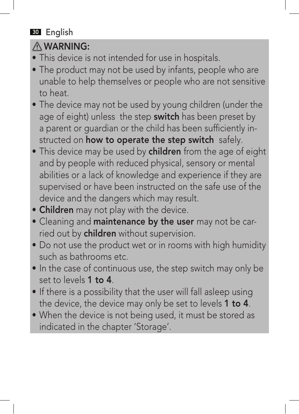AEG WZD 5648 User Manual | Page 30 / 60