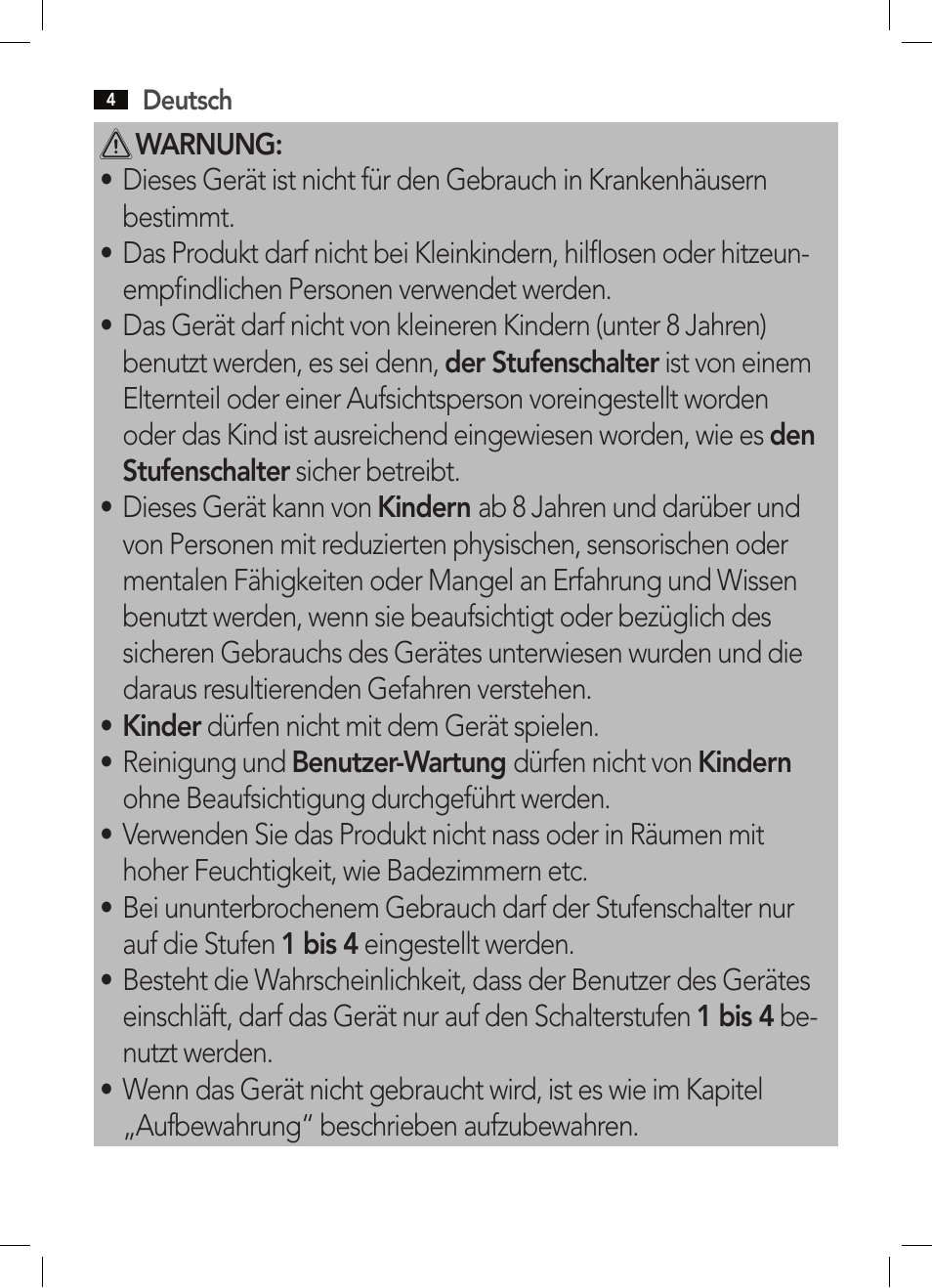 AEG WZD 5648 User Manual | Page 4 / 60