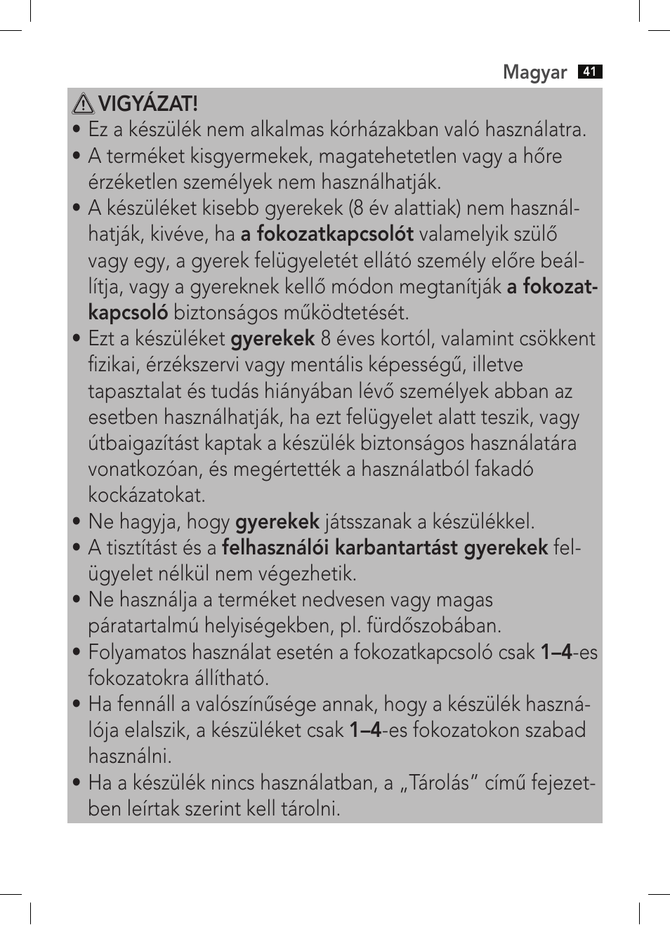 AEG WZD 5648 User Manual | Page 41 / 60