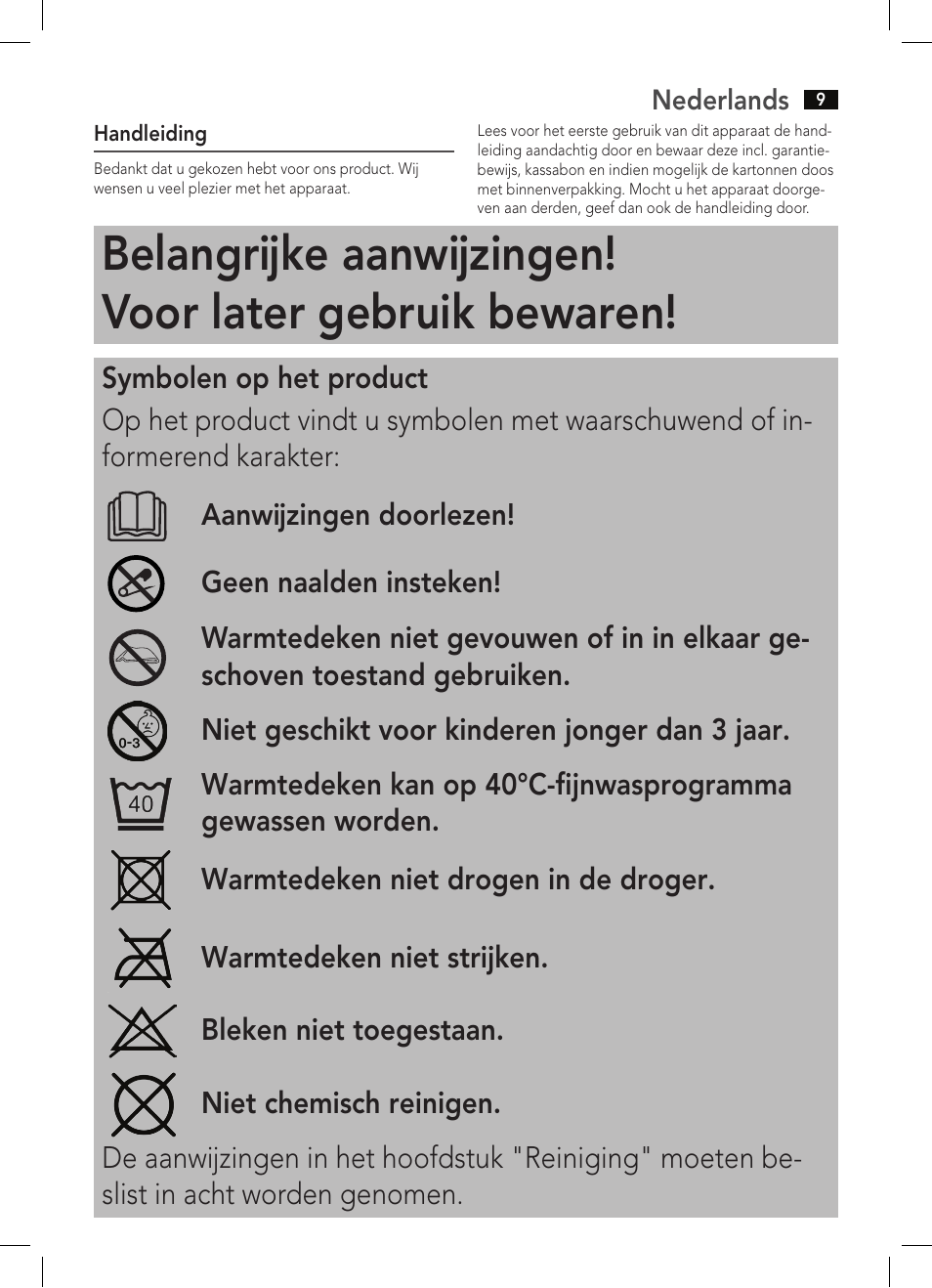 AEG WZD 5648 User Manual | Page 9 / 60