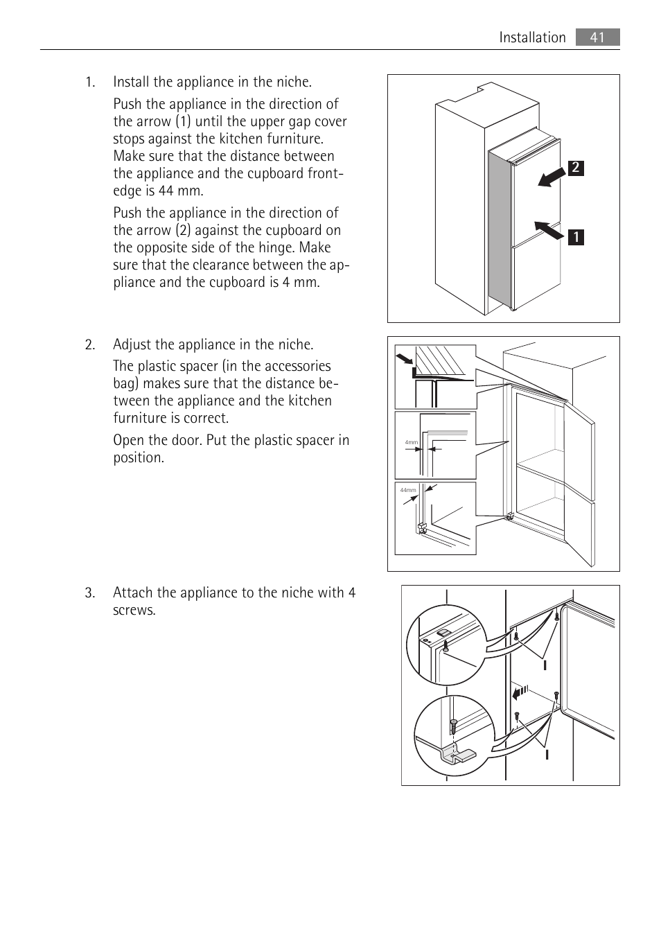 AEG SCN91800C1 User Manual | Page 41 / 92