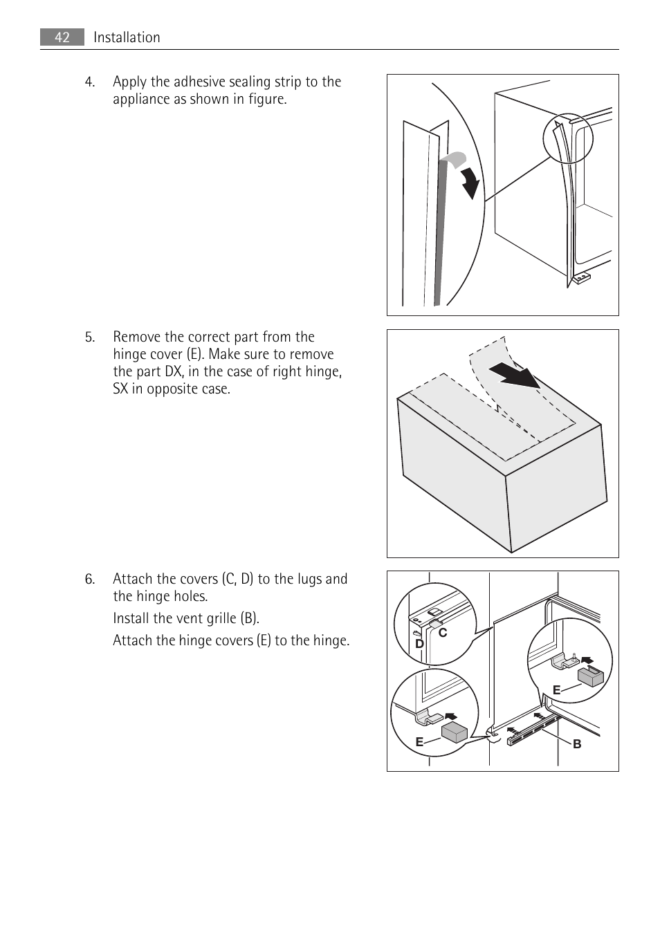 AEG SCN91800C1 User Manual | Page 42 / 92