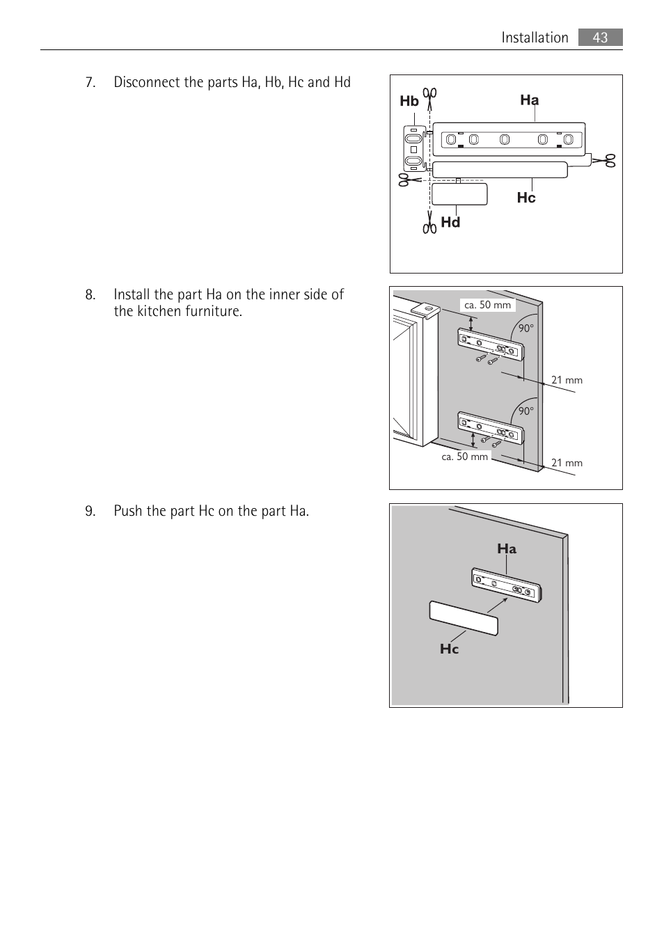 AEG SCN91800C1 User Manual | Page 43 / 92