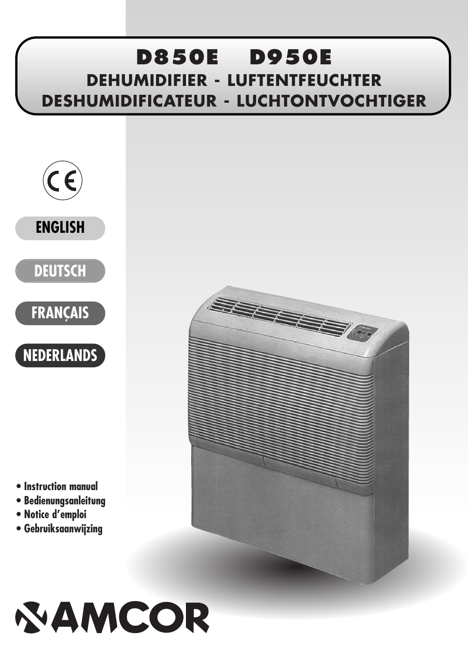 Amcor D950E User Manual | 20 pages