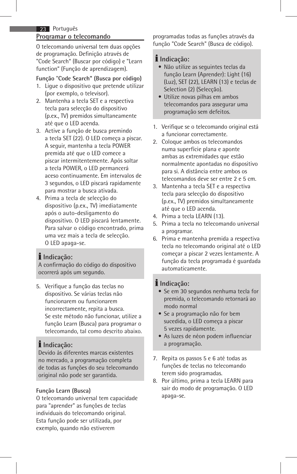 AEG RC 4001 User Manual | Page 21 / 50