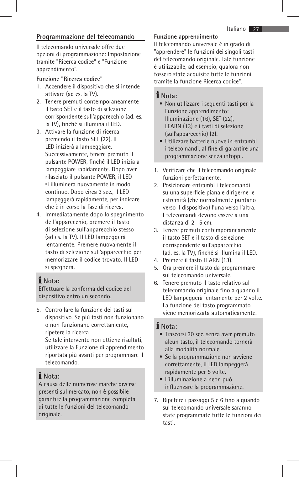 AEG RC 4001 User Manual | Page 25 / 50