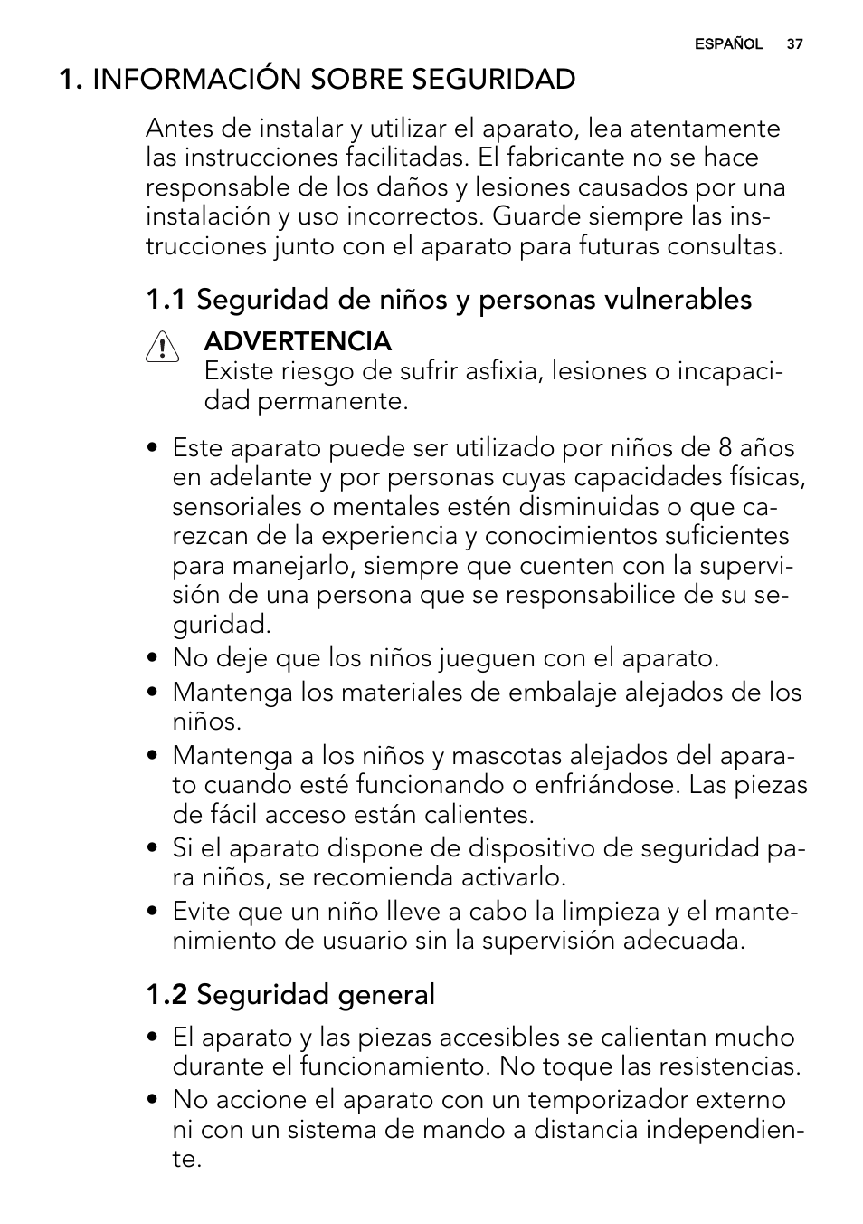 AEG HC652600EB User Manual | Page 37 / 44