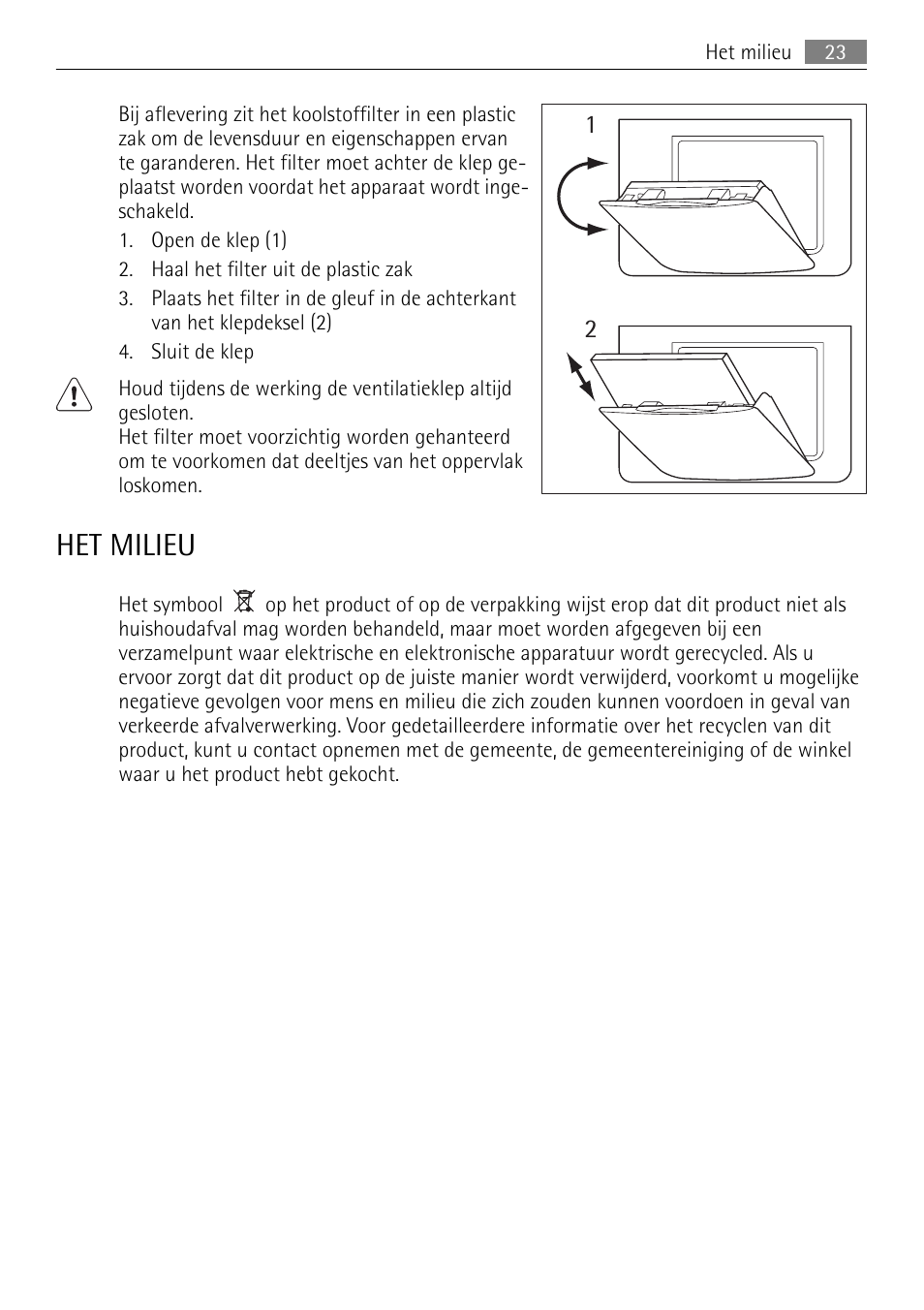 Het milieu | AEG SKZ81200F0 User Manual | Page 23 / 96