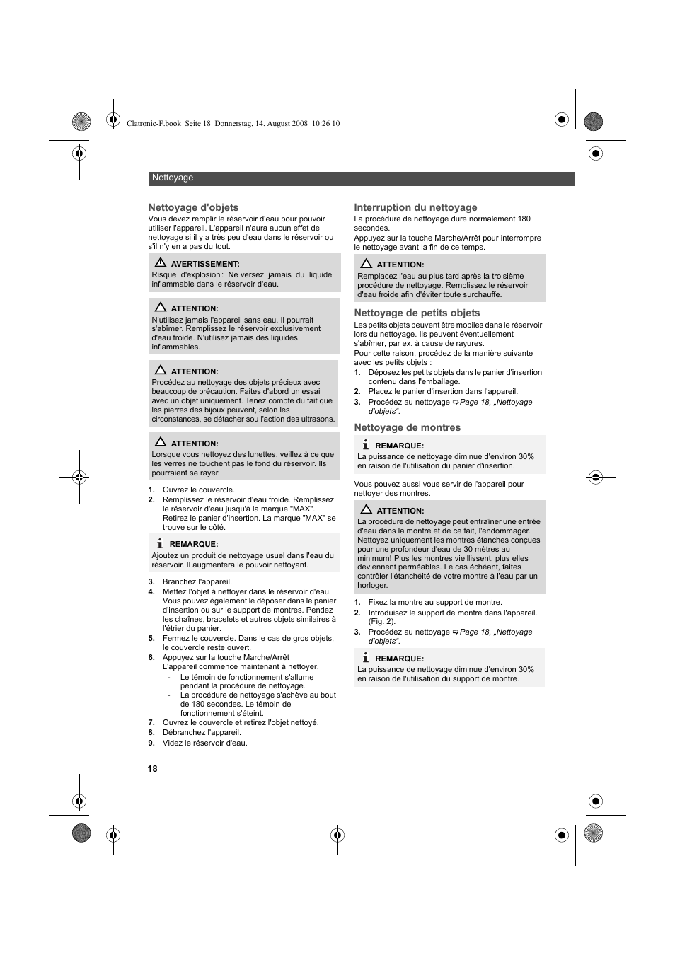 AEG USR 5516 User Manual | Page 18 / 66