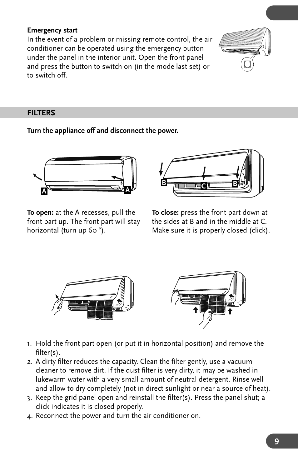 Amcor AHW 164 User Manual | Page 9 / 16