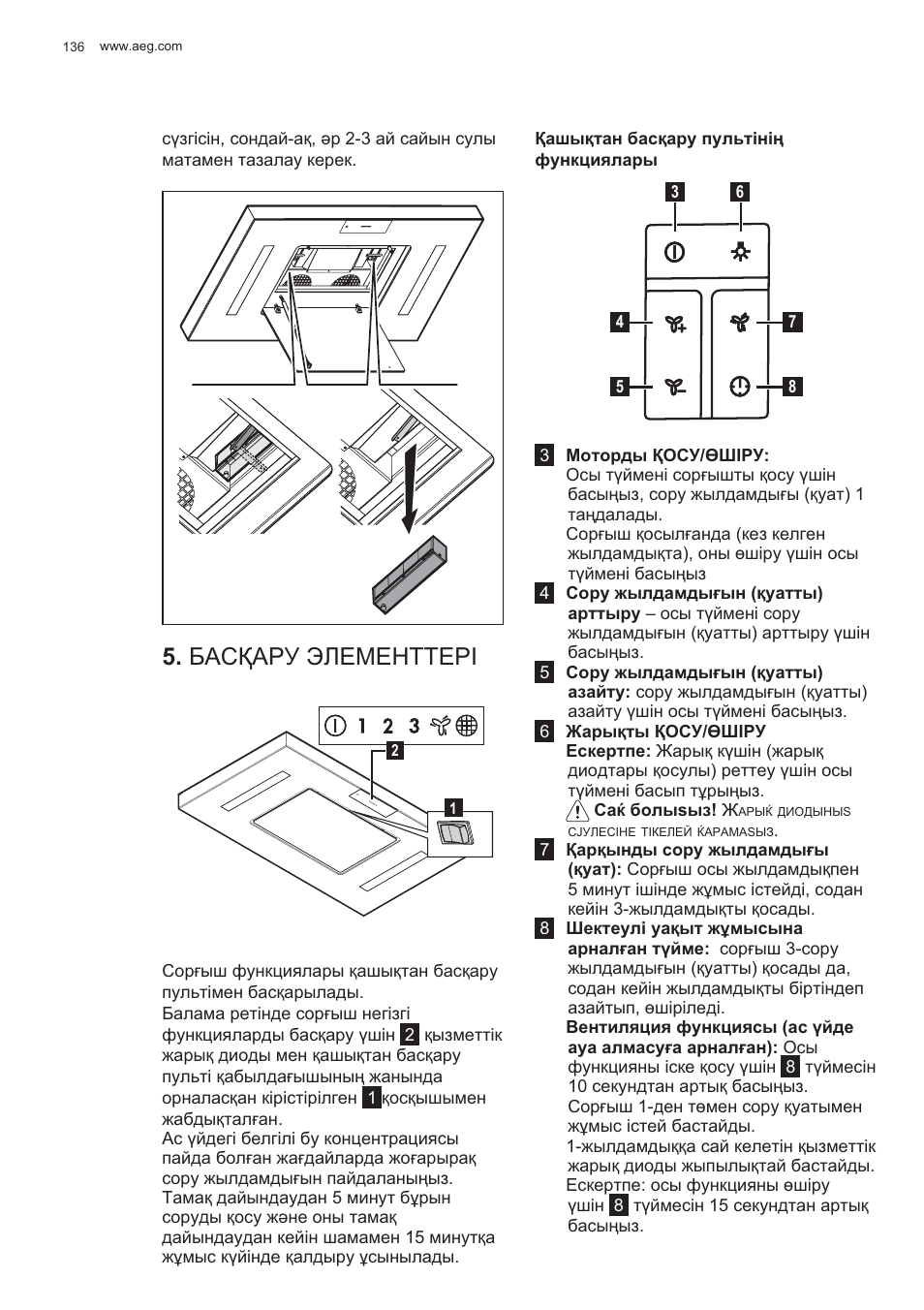 Ȼⱥɋԕⱥɋɍ ɗʌȿɇȿɇɍɍȿɋȱ | AEG X81284WG0 User Manual | Page 136 / 160