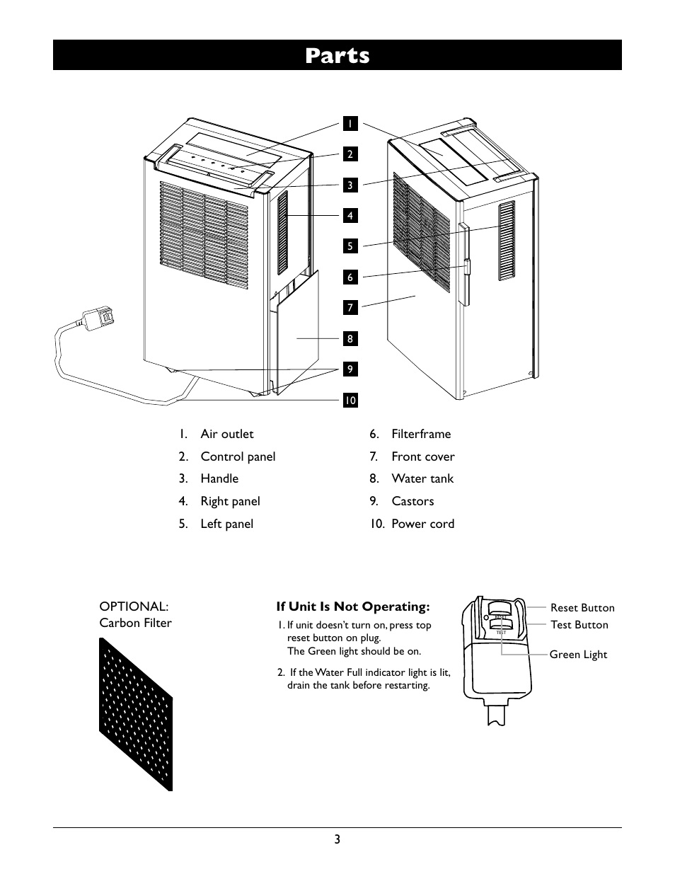 Parts | Amcor APC 2000E User Manual | Page 5 / 13