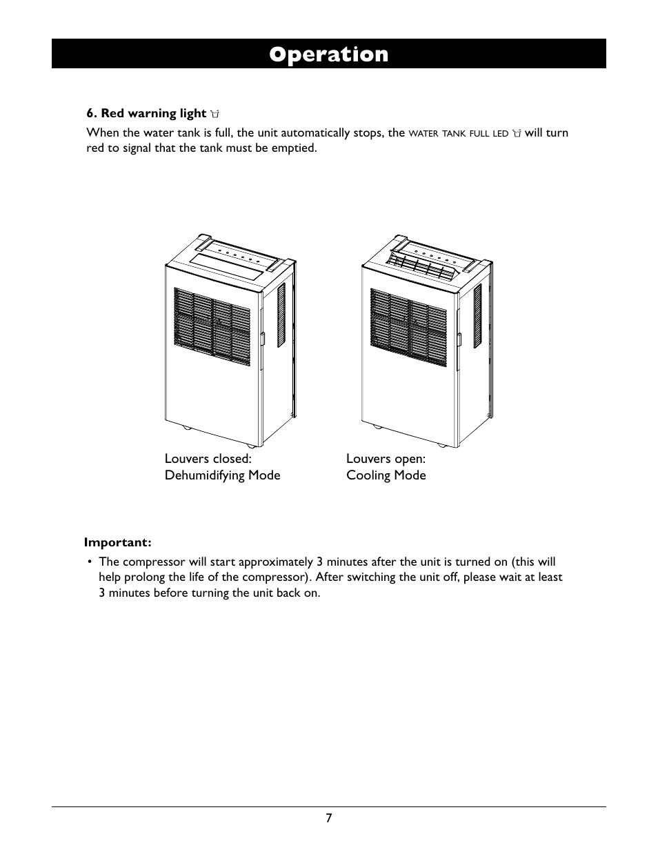 Operation | Amcor APC 2000E User Manual | Page 9 / 13