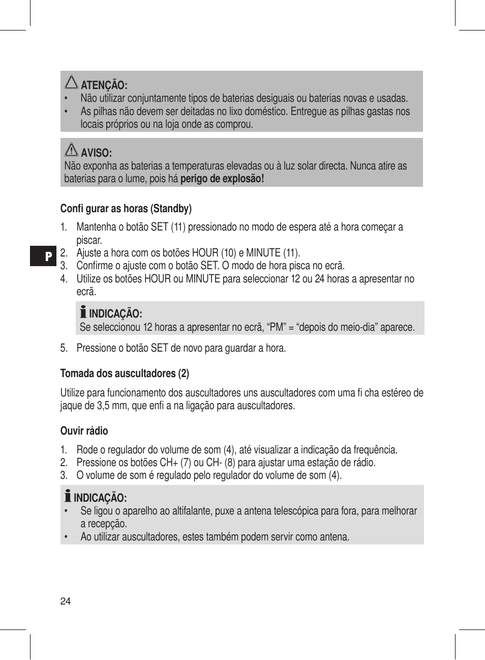 AEG DRR 4107 User Manual | Page 24 / 58