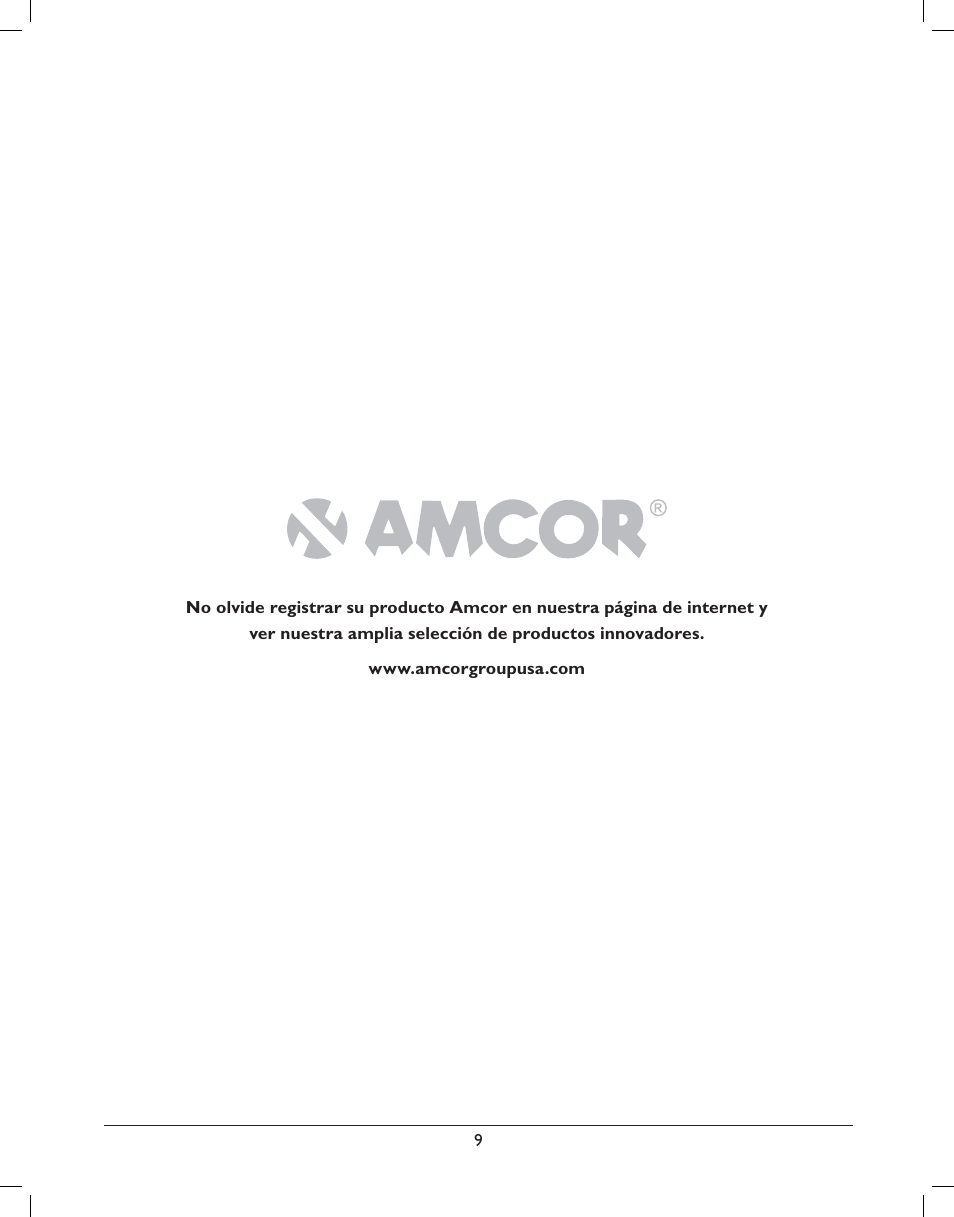 Amcor AMH8 User Manual | Page 23 / 36