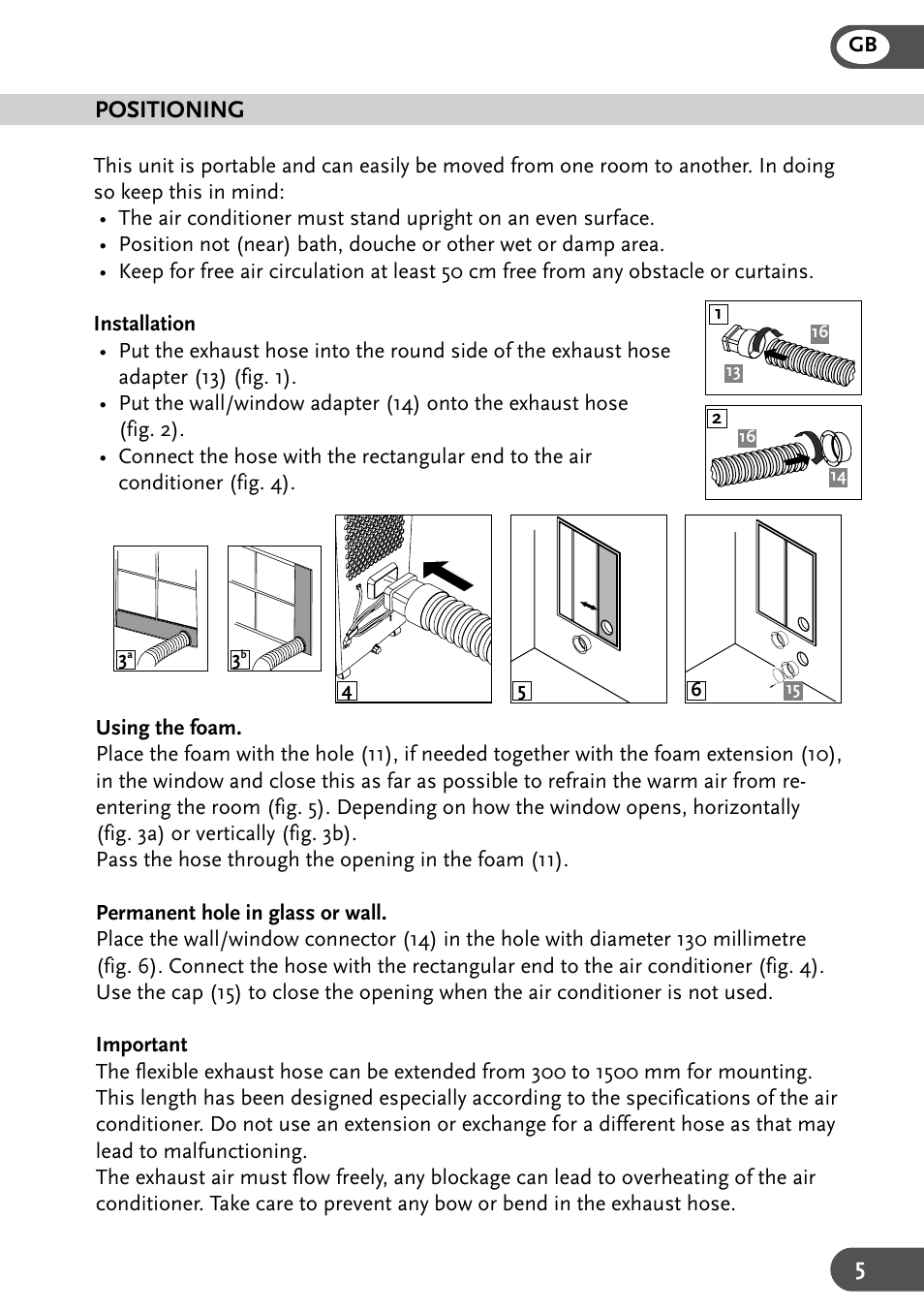 5positioning | Amcor 12KE-410 User Manual | Page 16 / 23